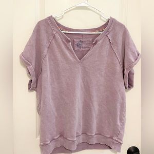 Purple Anthropologie/Pilcro top